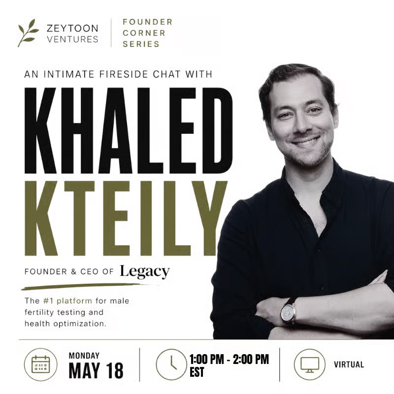 Event flyer: Fireside Chat with Khaled Kteily